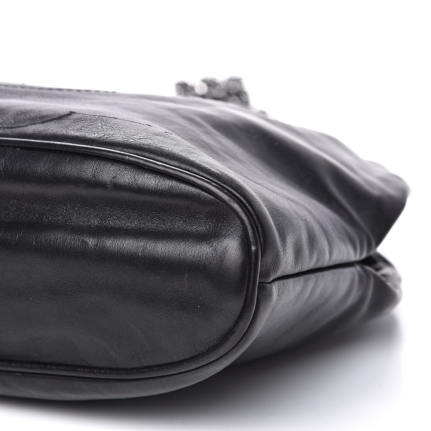 Chanel Lambskin Mini Rock and Chain Hobo Black 9 of 11