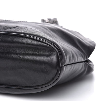 Chanel Lambskin Mini Rock and Chain Hobo Black 9 of 11