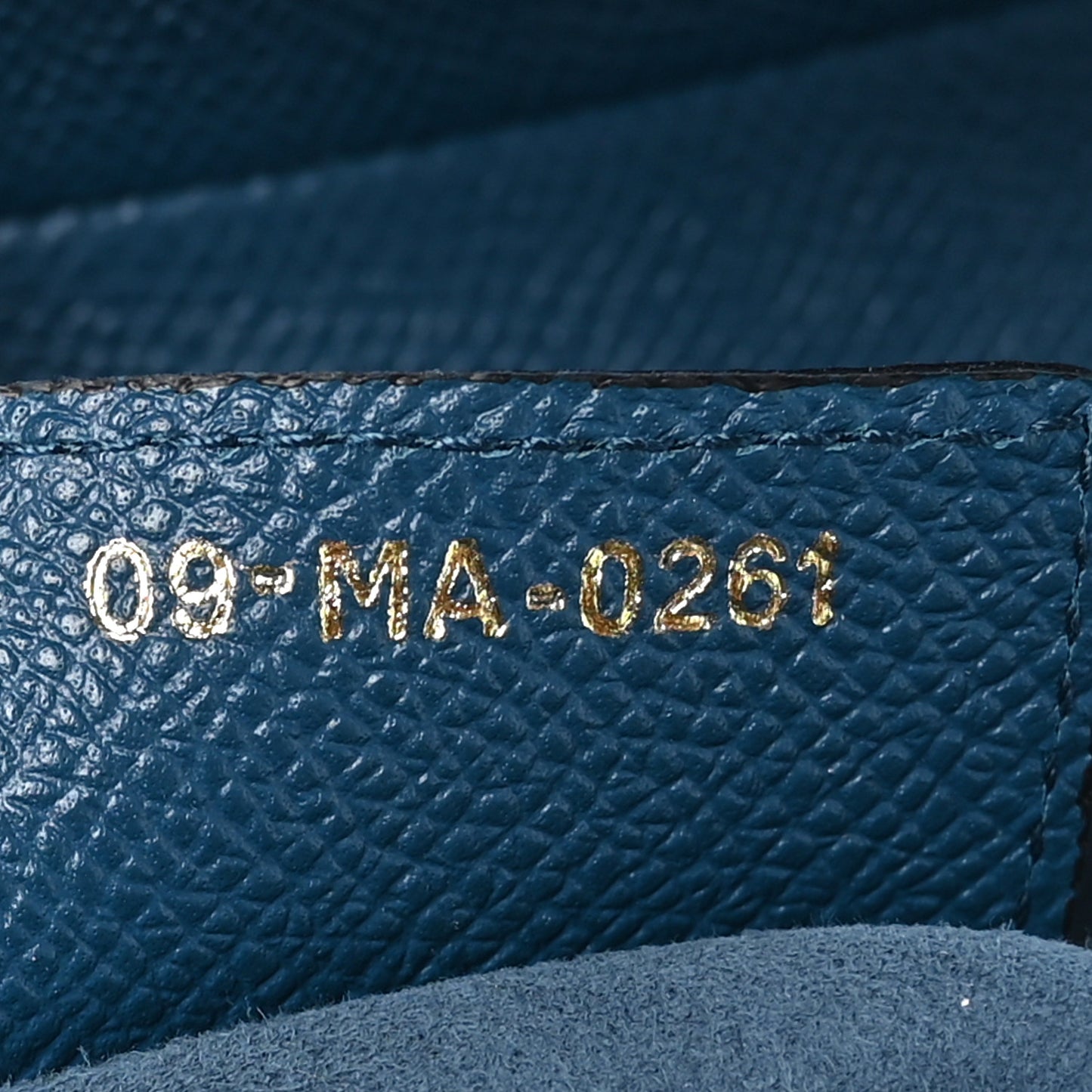Grained Calfskin Saddle Bag Turquoise
