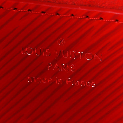 Louis Vuitton Epi Twist Bi-Color Love Lock Charm Shoulder Bag PM Red Black 7 of 10
