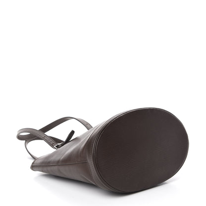 Louis Vuitton Epi Petit Bucket 23 Moka 4 of 10