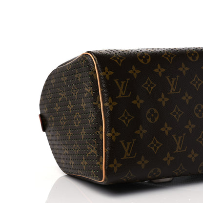 Louis Vuitton Monogram Perforated Speedy 30 Green 7 of 8