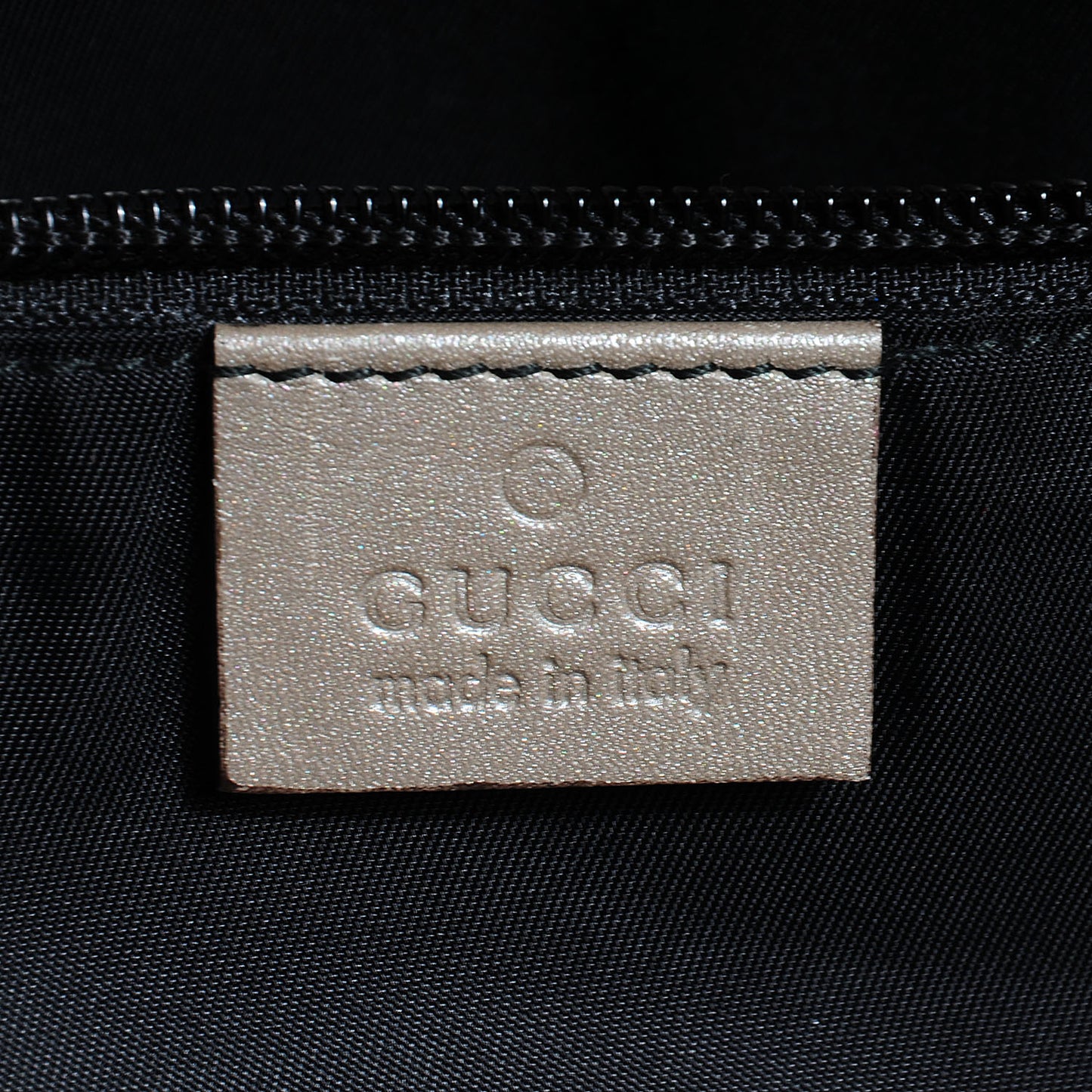 Imprime Monogram Medium Zippered Shopping Tote Silver