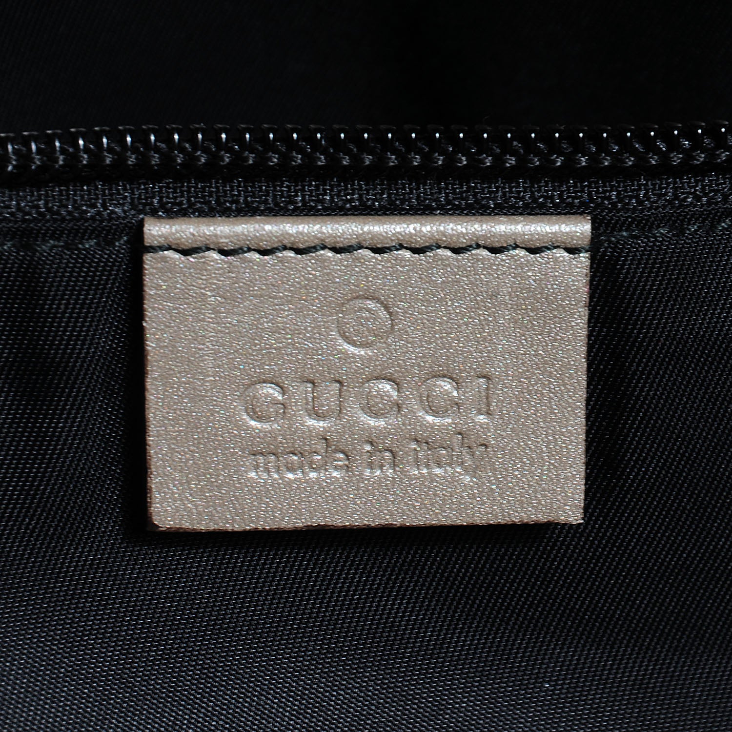 Gucci Imprime Monogram Medium Zippered Shopping Tote Silver 6 of 7