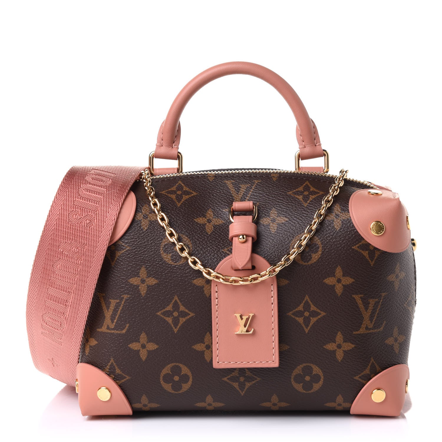 Louis Vuitton Monogram Petite Malle Souple Peach 1 of 10