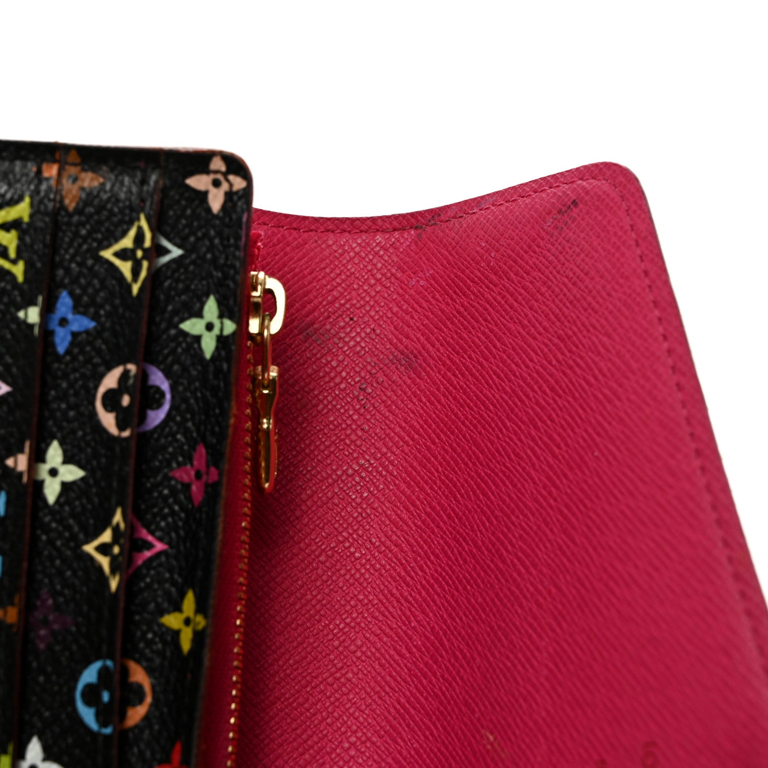 Louis Vuitton Monogram Multicolor Sarah Wallet NM Black Grenade 8 of 9