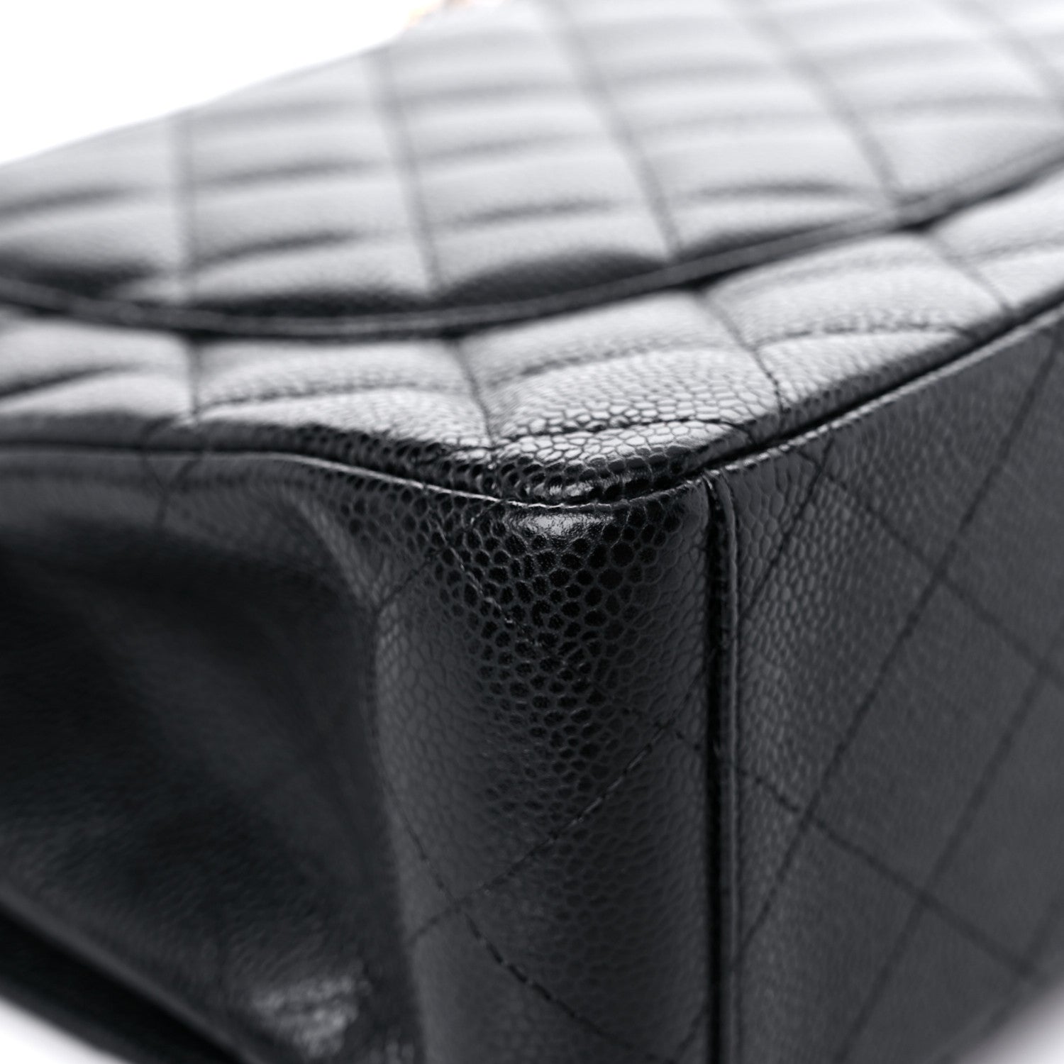 Chanel Caviar Quilted Maxi Double Flap Black 9 of 14