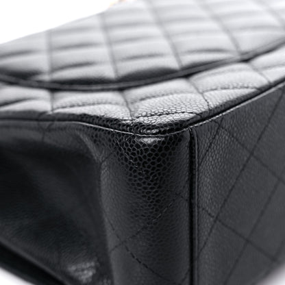 Chanel Caviar Quilted Maxi Double Flap Black 9 of 14
