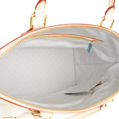 Louis Vuitton Suhali Lockit MM White 5 of 9