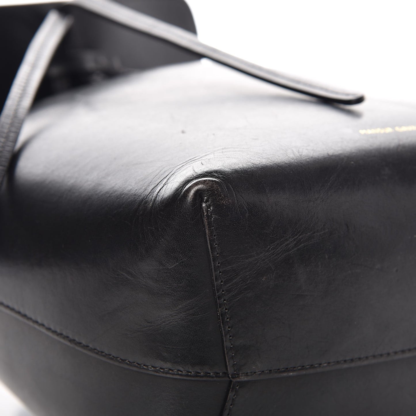 Calfskin Mini Backpack Bag Black