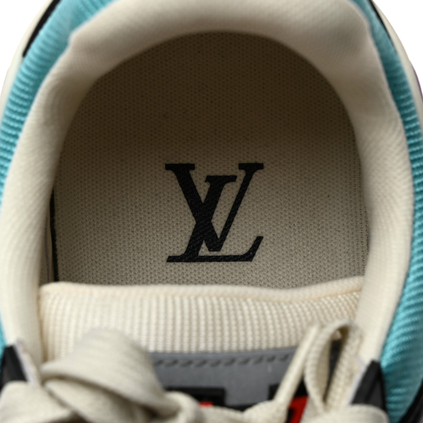 Calfskin Mens LV Trainer Sneaker 37