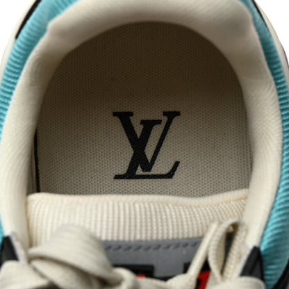 Louis Vuitton Calfskin Mens LV Trainer Sneaker 37 6 of 9