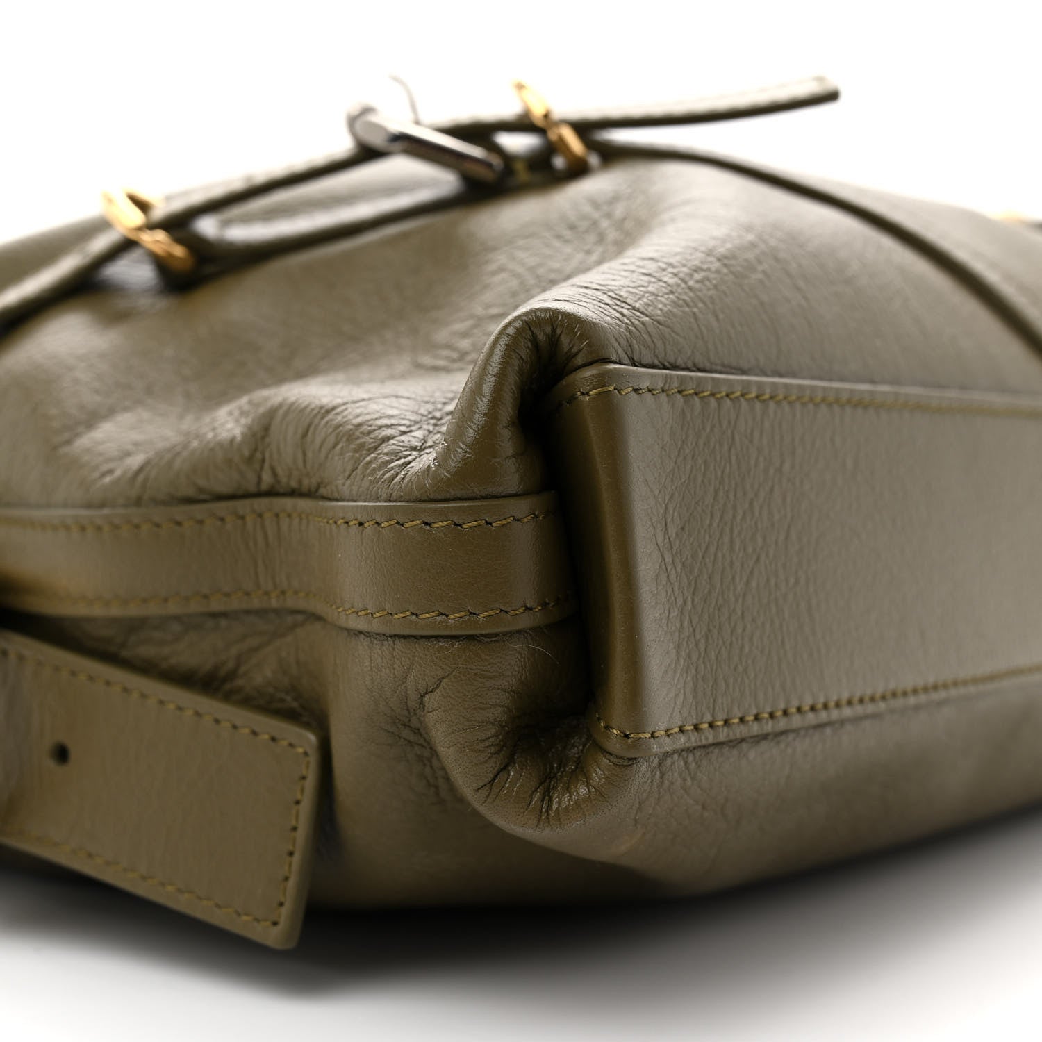 Givenchy Tumbled Calfskin Medium Voyou Bag Dark Khaki 9 of 10