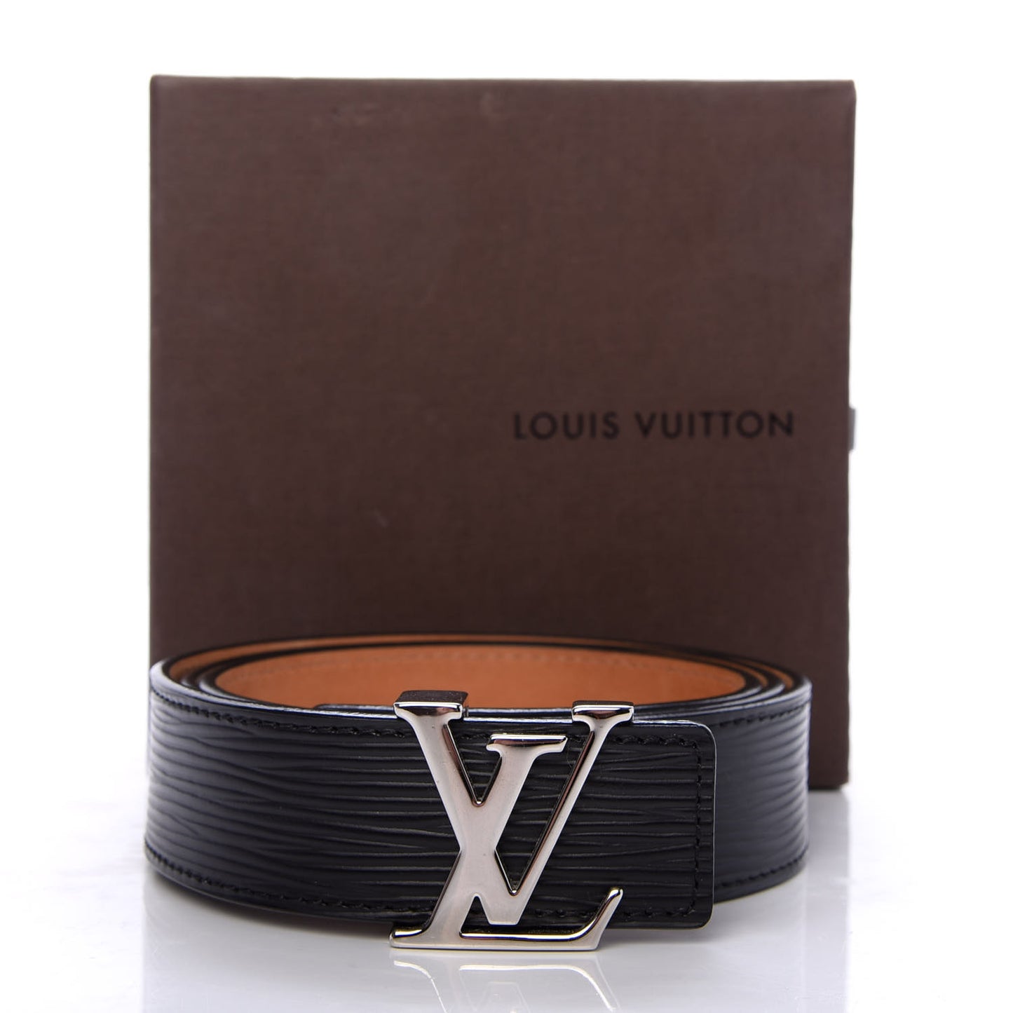 Epi 30mm LV Initiales Belt 85 34 Black