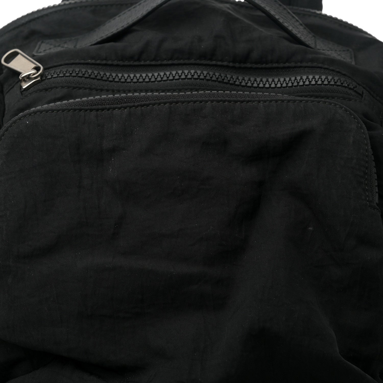 Gucci Nylon Twill 80s Logo Patch Backpack Black 8 of 12