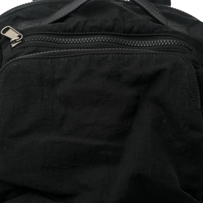 Gucci Nylon Twill 80s Logo Patch Backpack Black 8 of 12
