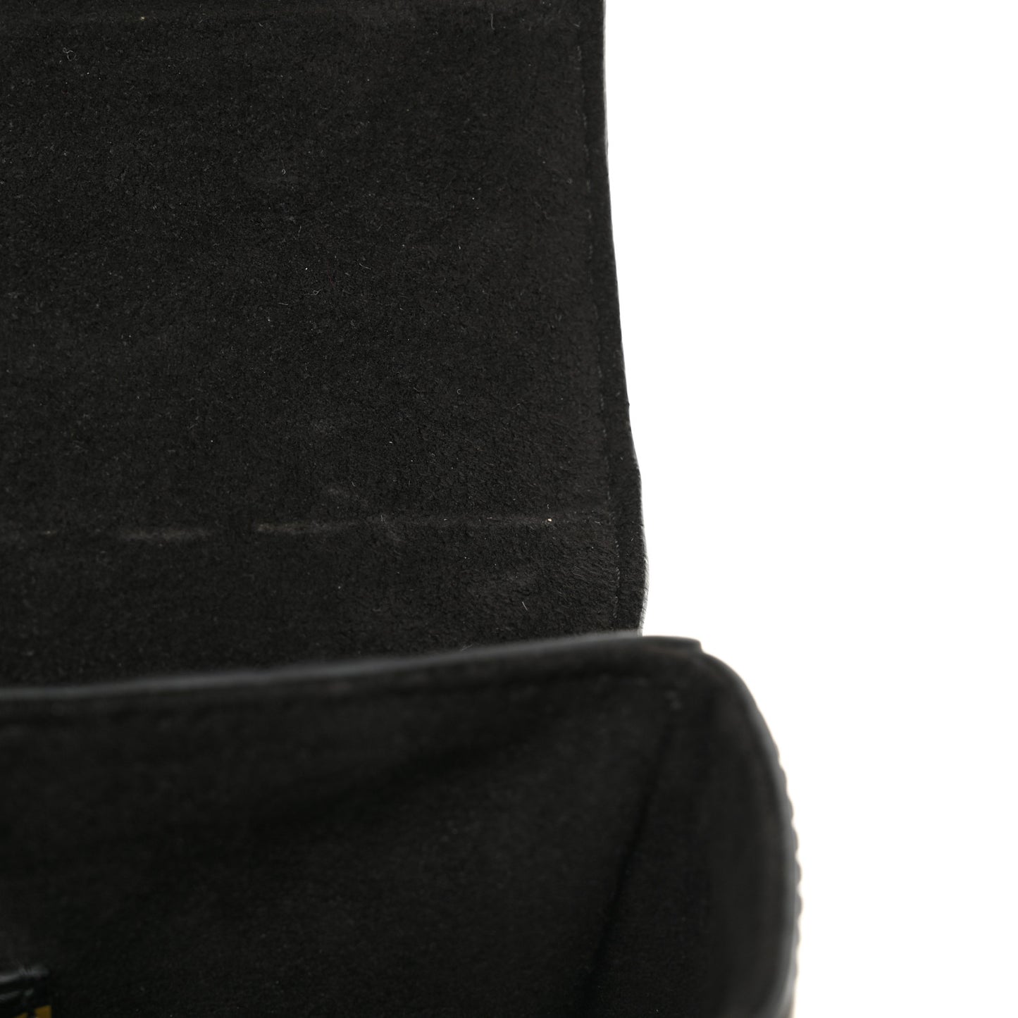 Epi Chain Flower Twist Shoulder Bag MM Black