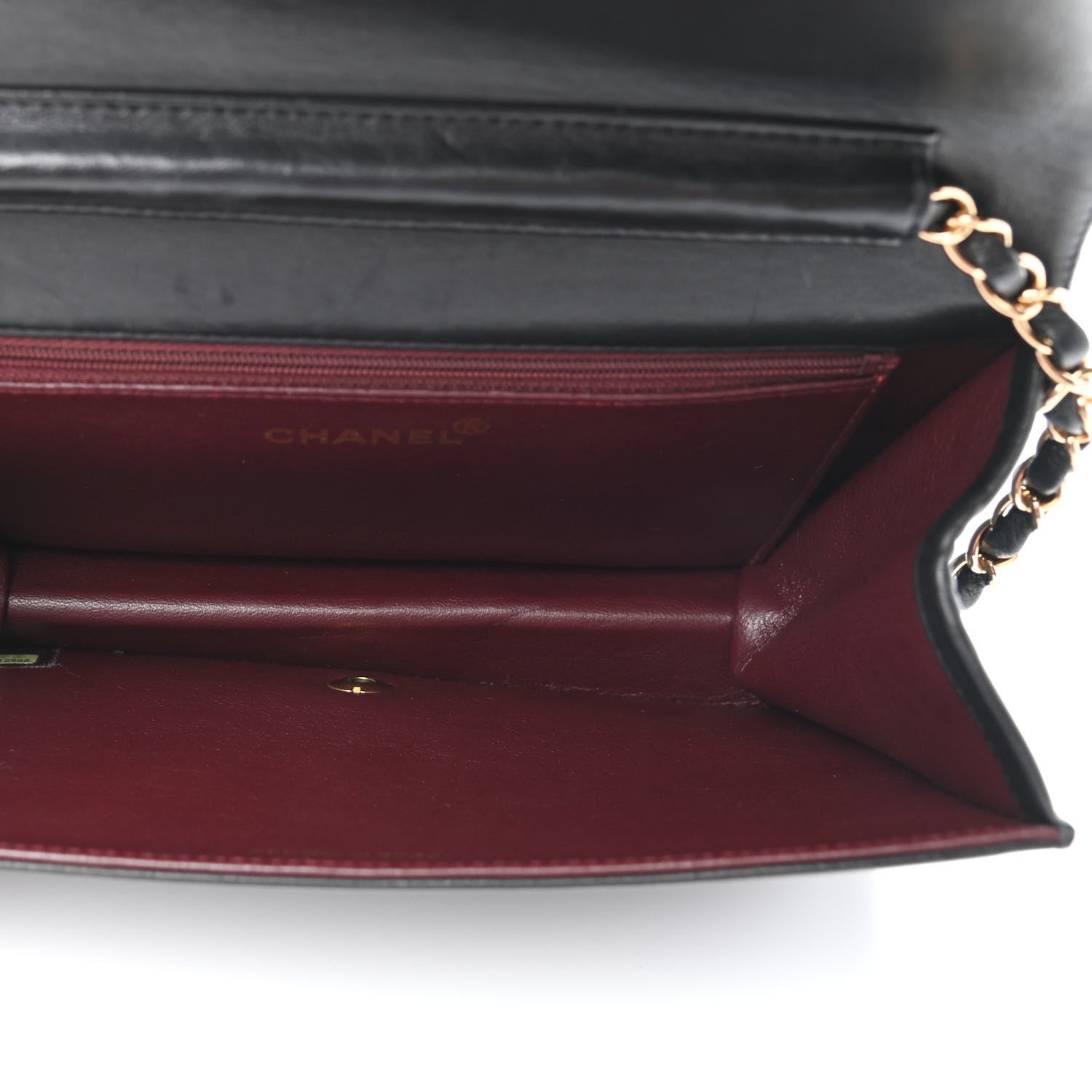 Chanel Lambskin Quilted Small Single Flap Black 5 of 12