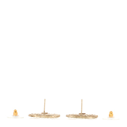 Chanel Pearl CC Earrings Gold 3 of 4