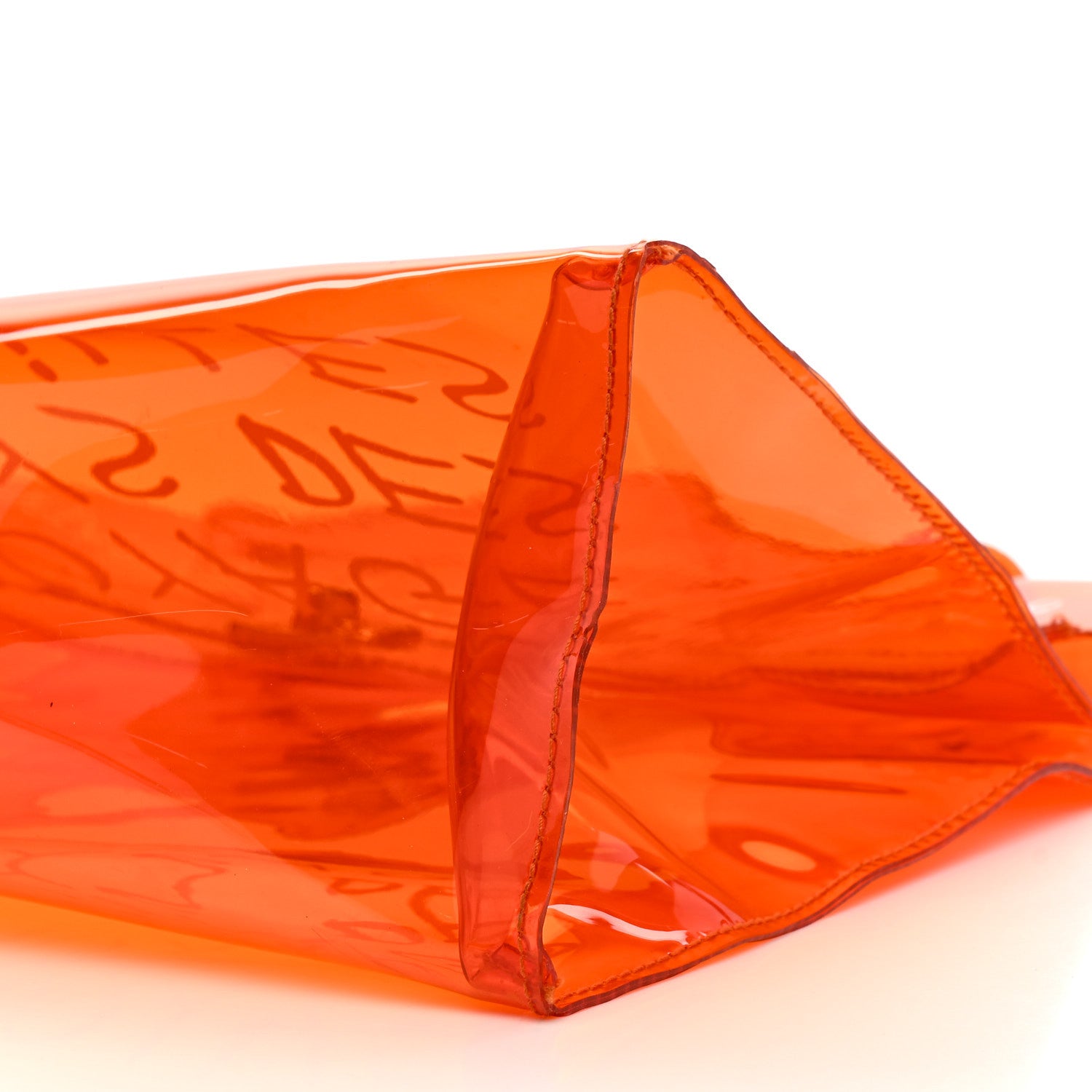 Hermes Vinyl Souvenir De L'Exposition Kelly Orange 8 of 12