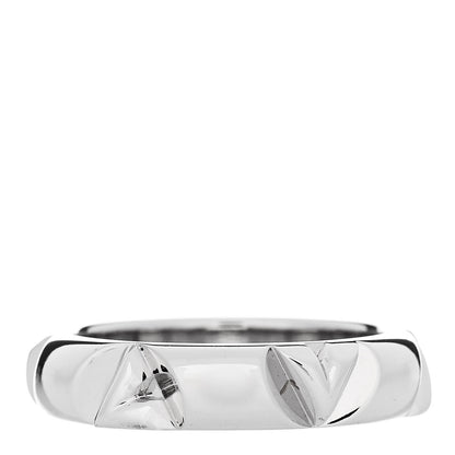 Louis Vuitton 18K White Gold LV Volt Multi Ring 57 8 1 of 4