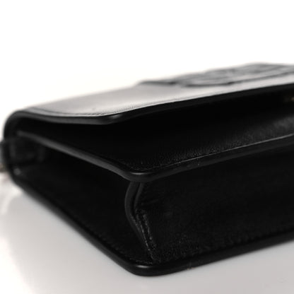 Givenchy Lambskin Emblem Chain Wallet Black 8 of 9