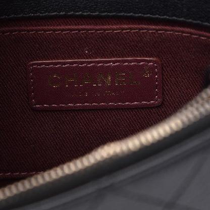 Chanel Shiny Calfskin Goatskin Quilted Small Coco Curve Messenger Flap Black 6 of 9