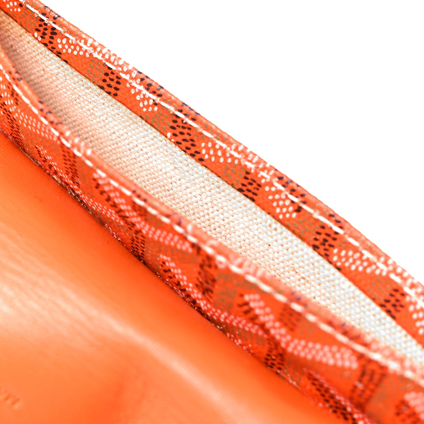 Goyardine Pouch Orange