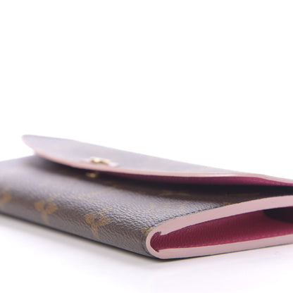Louis Vuitton Monogram Bloom Flower Emilie Wallet 7 of 11
