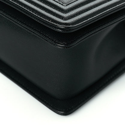 Chanel Caviar Quilted Medium Boy Flap Black 6 of 11