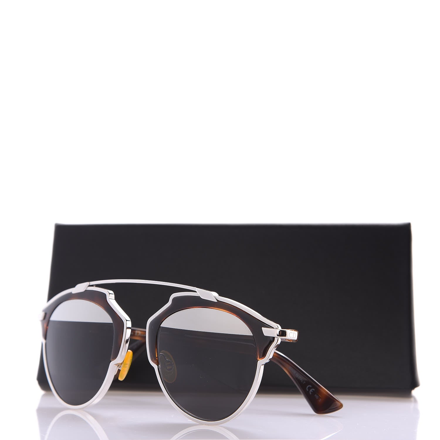Christian Dior So Real Sunglasses Palladium Havana 10 of 10