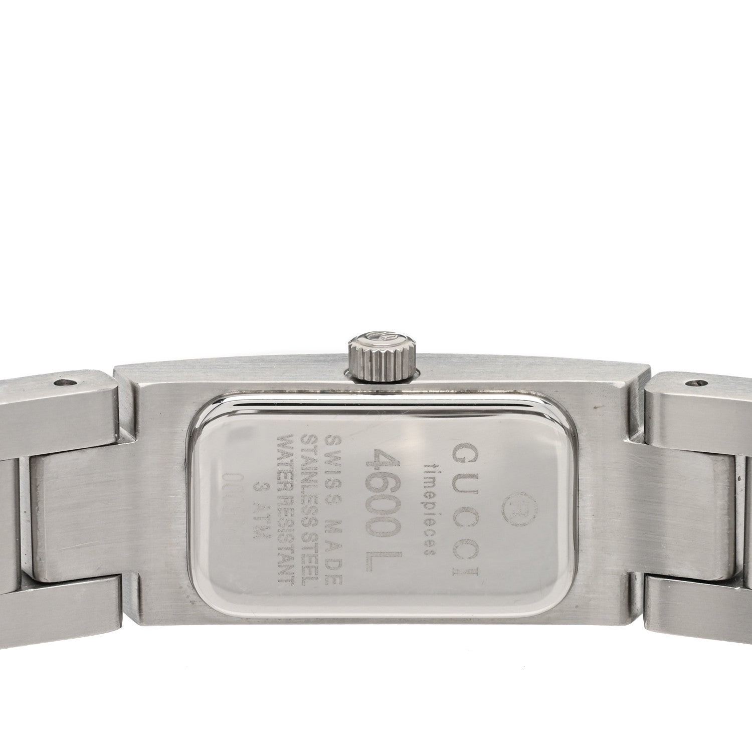 Gucci Stainless Steel 13mm 4600L Quartz Watch Black 4 of 4