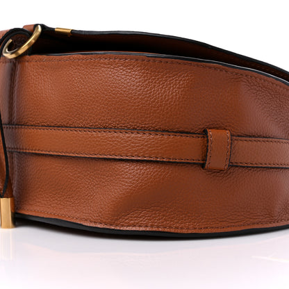Chloe Calfskin Medium Marcie Round Crossbody Bag Tan 8 of 8