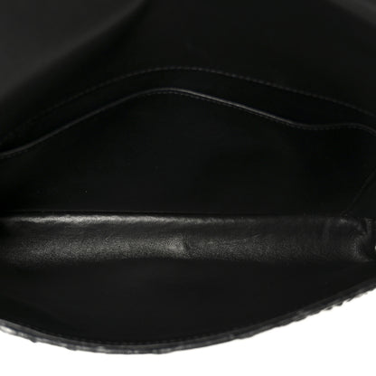 Chanel Snakeskin Large CC Chic Flap Black 6 of 11