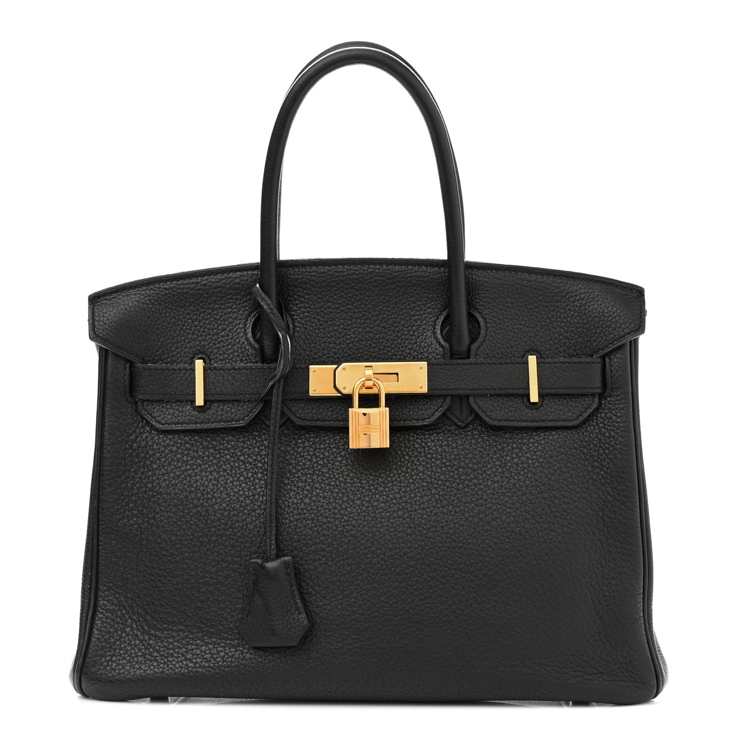 Hermes Taurillon Clemence Birkin 30 Black 1 of 16
