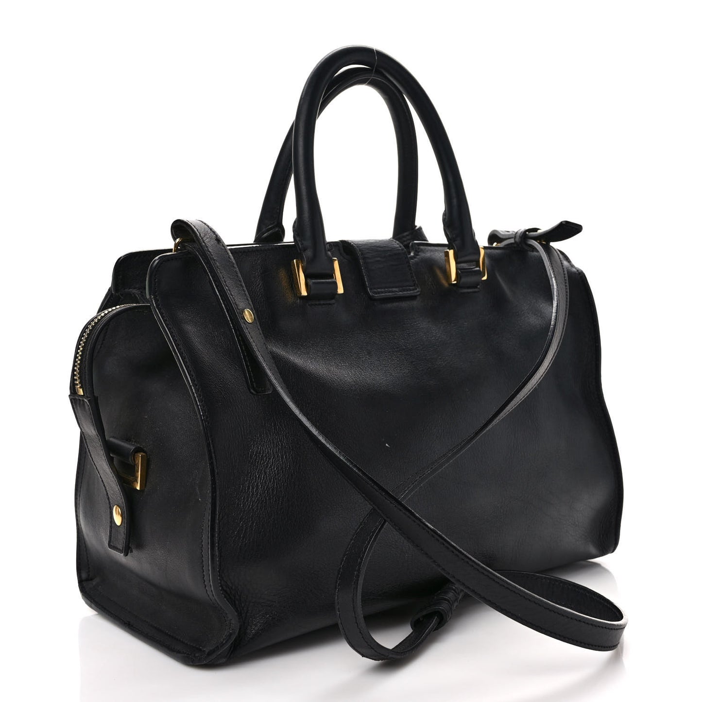 Calfskin Small Classic Y Cabas Black