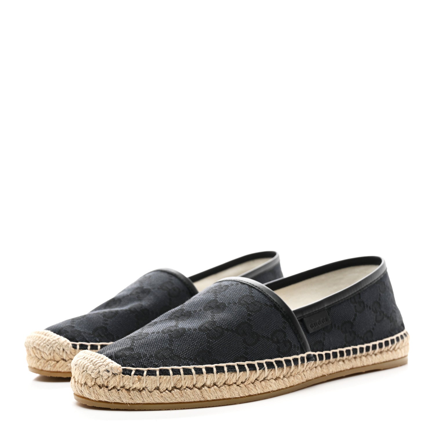 Gucci Microguccissima Signature Espadrilles 37.5 Black 3 of 8
