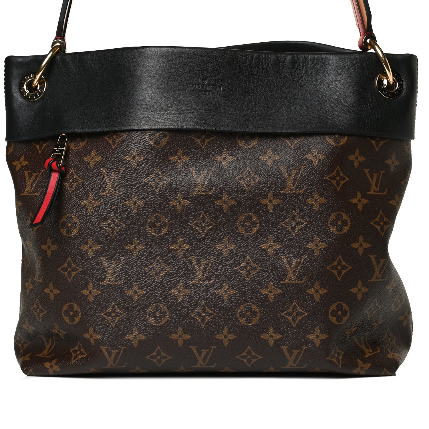 Louis Vuitton Monogram Tuileries Hobo Black 6 of 14