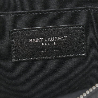 Saint Laurent Lambskin Monogram Small Lou Camera Bag Black 6 of 11