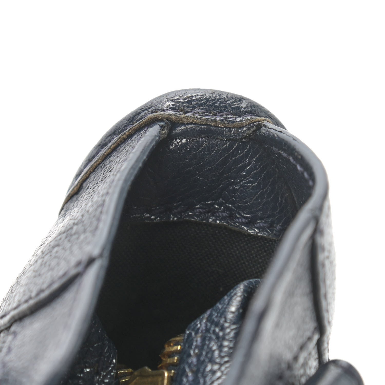 Balenciaga Chevre Gold Metallic Edge Hardware Mini City Bleu Nuit Dark Sea 17 of 22