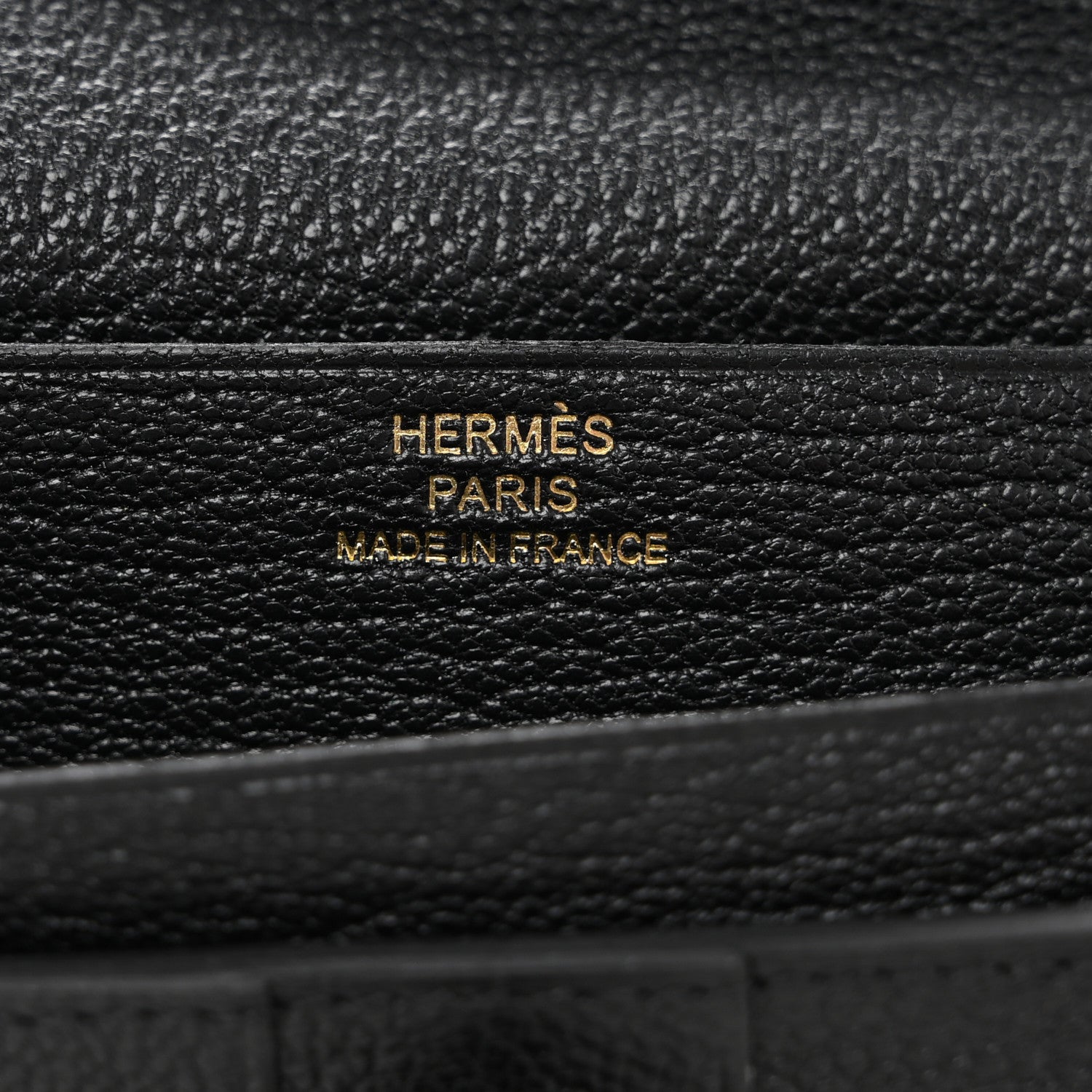 Hermes Chevre Mysore Bearn Gusset Wallet Black 6 of 8