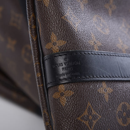 Louis Vuitton Monogram Macassar Keepall Bandouliere 55 6 of 7