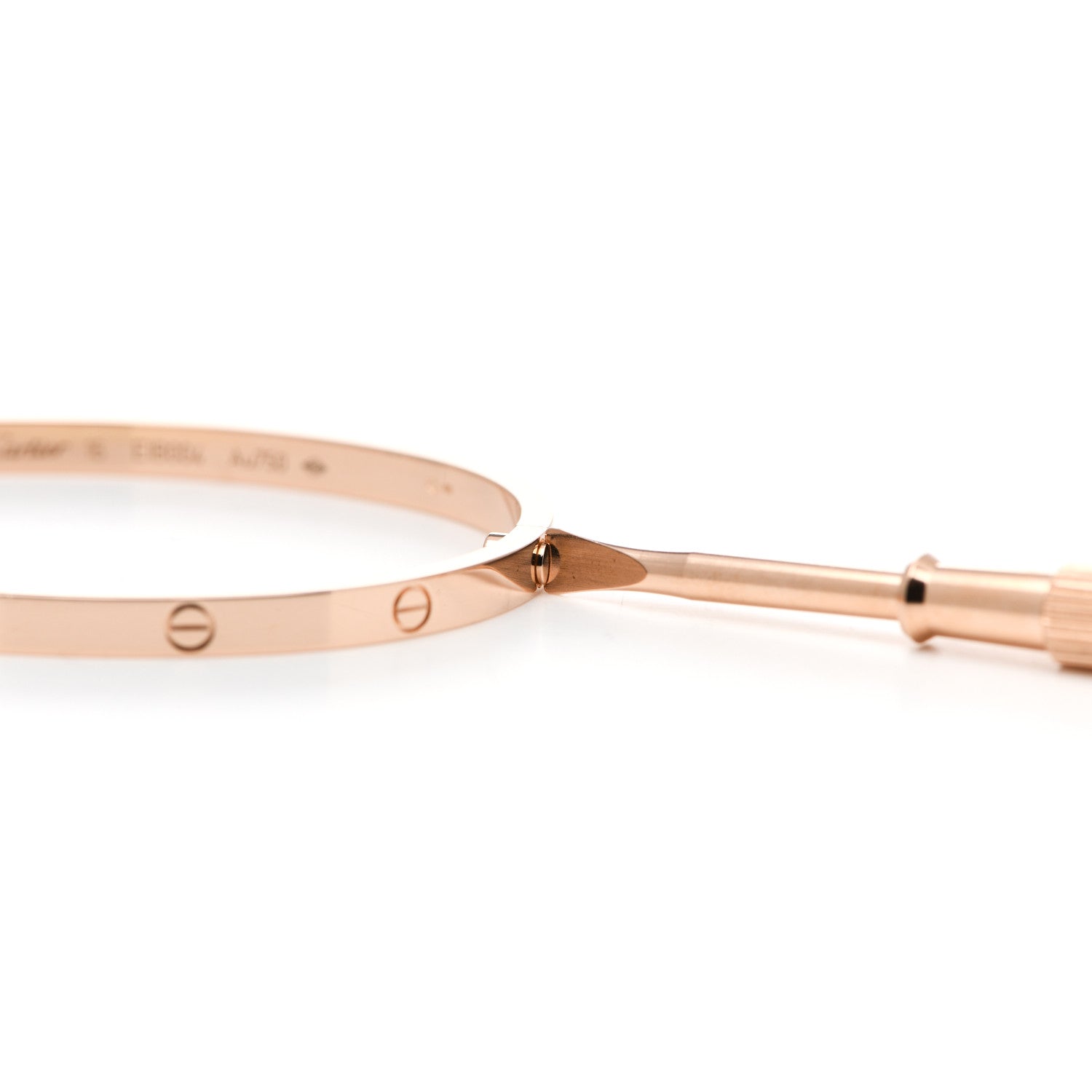 Cartier 18K Pink Gold Small LOVE Bracelet 16 4 of 5