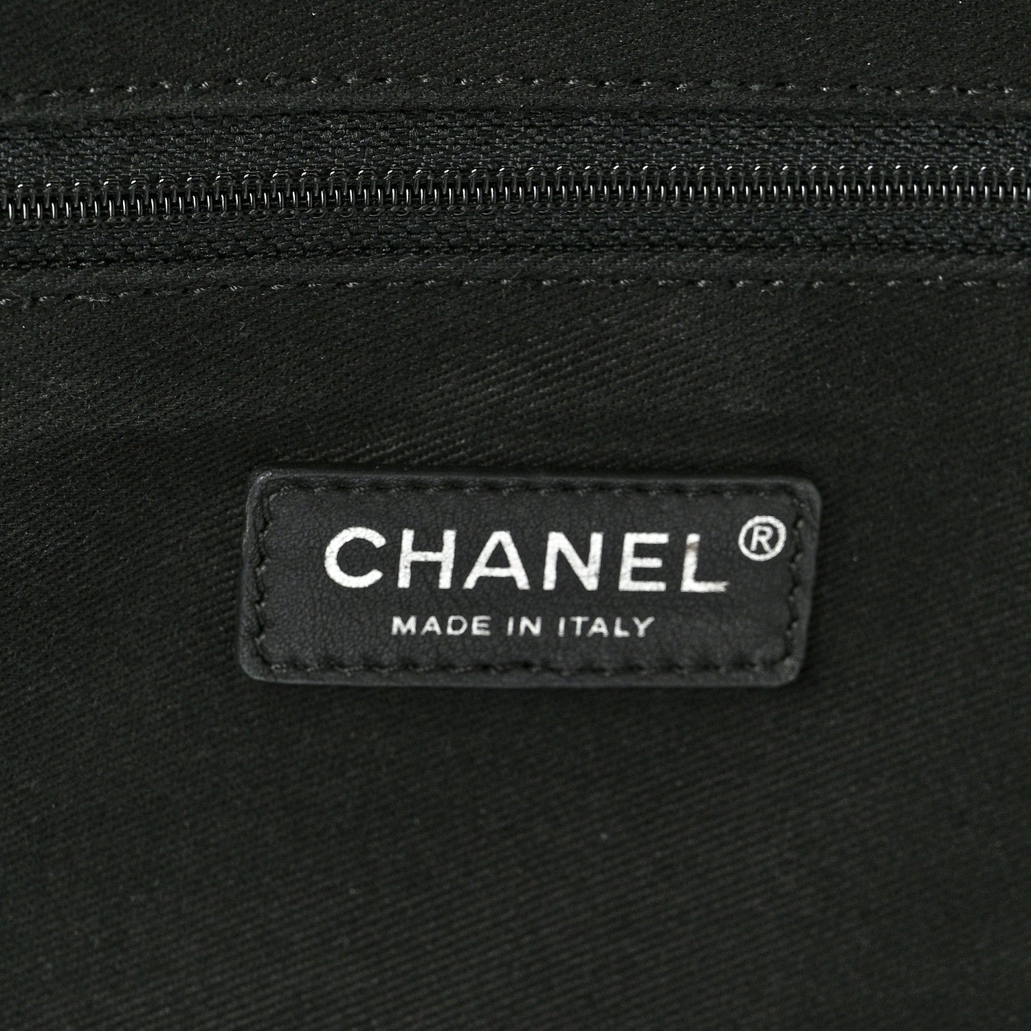 Chanel Toile Calfskin Quilted Paris New York Trolley Black 5 of 10