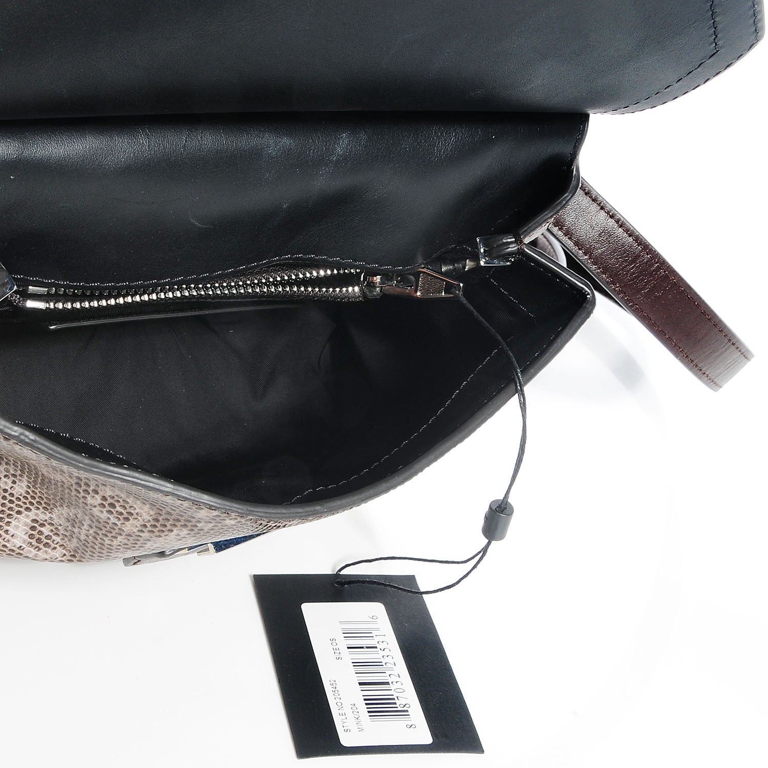 Alexander Wang Lizard Embossed Marion Prisma Crossbody Bag Geyser 6 of 8