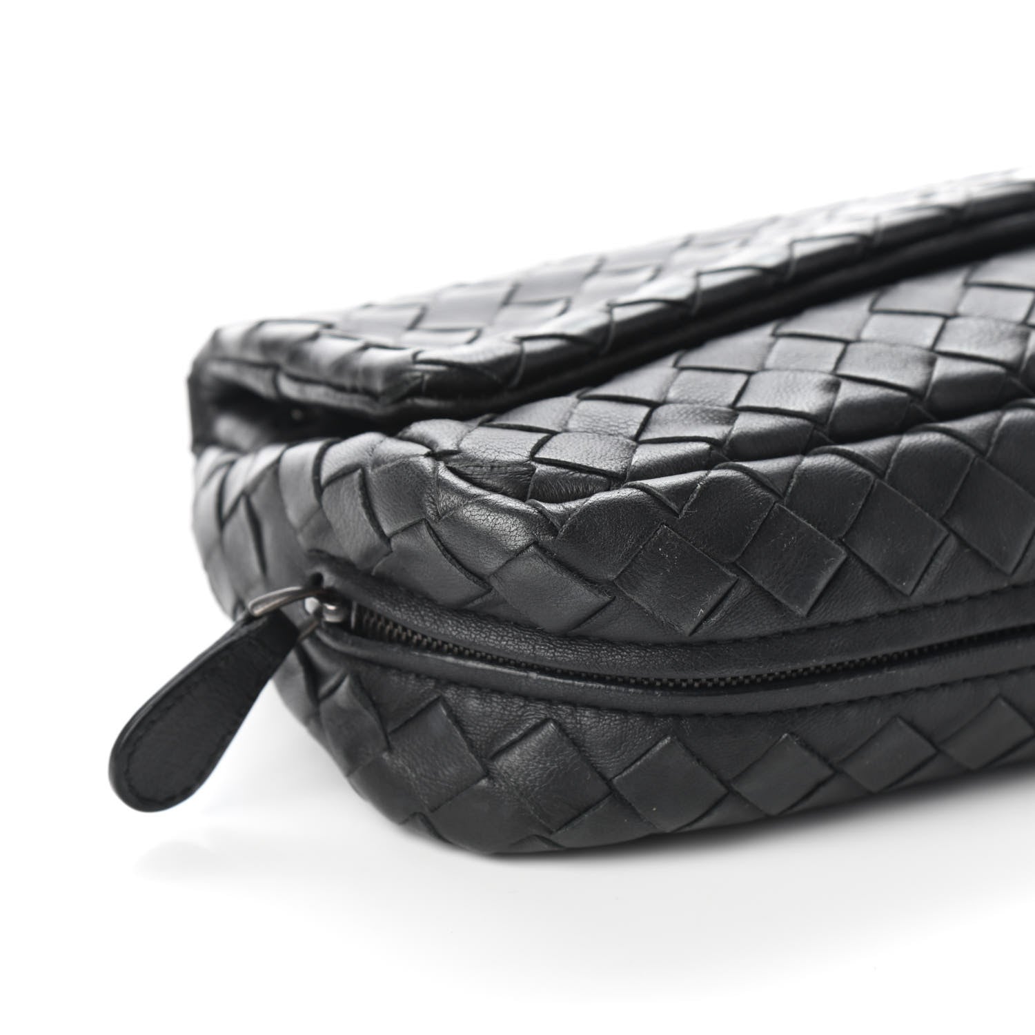 Bottega Veneta Nappa Intrecciato Small Chain Crossbody Black 9 of 10
