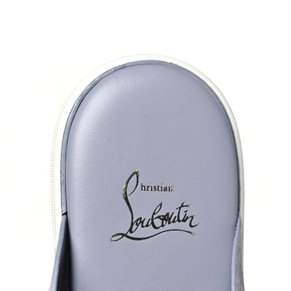 Christian Louboutin Nubuck Chanme Donna Flat Boat Flats  40.5 Jumbo Grey 8 of 9