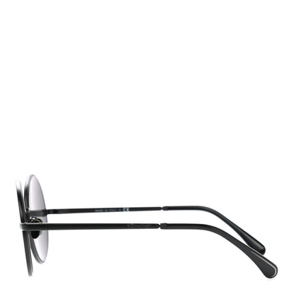 Chanel Round Sunglasses 4268 Black 3 of 8