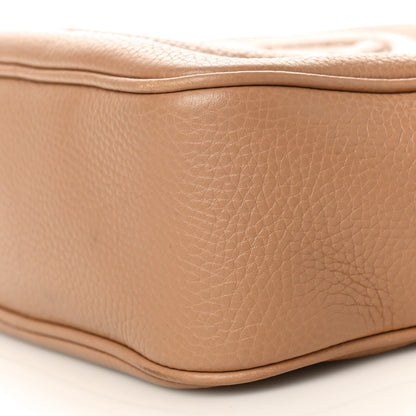 Gucci Pebbled Calfskin Small Soho Disco Bag Camelia 10 of 15