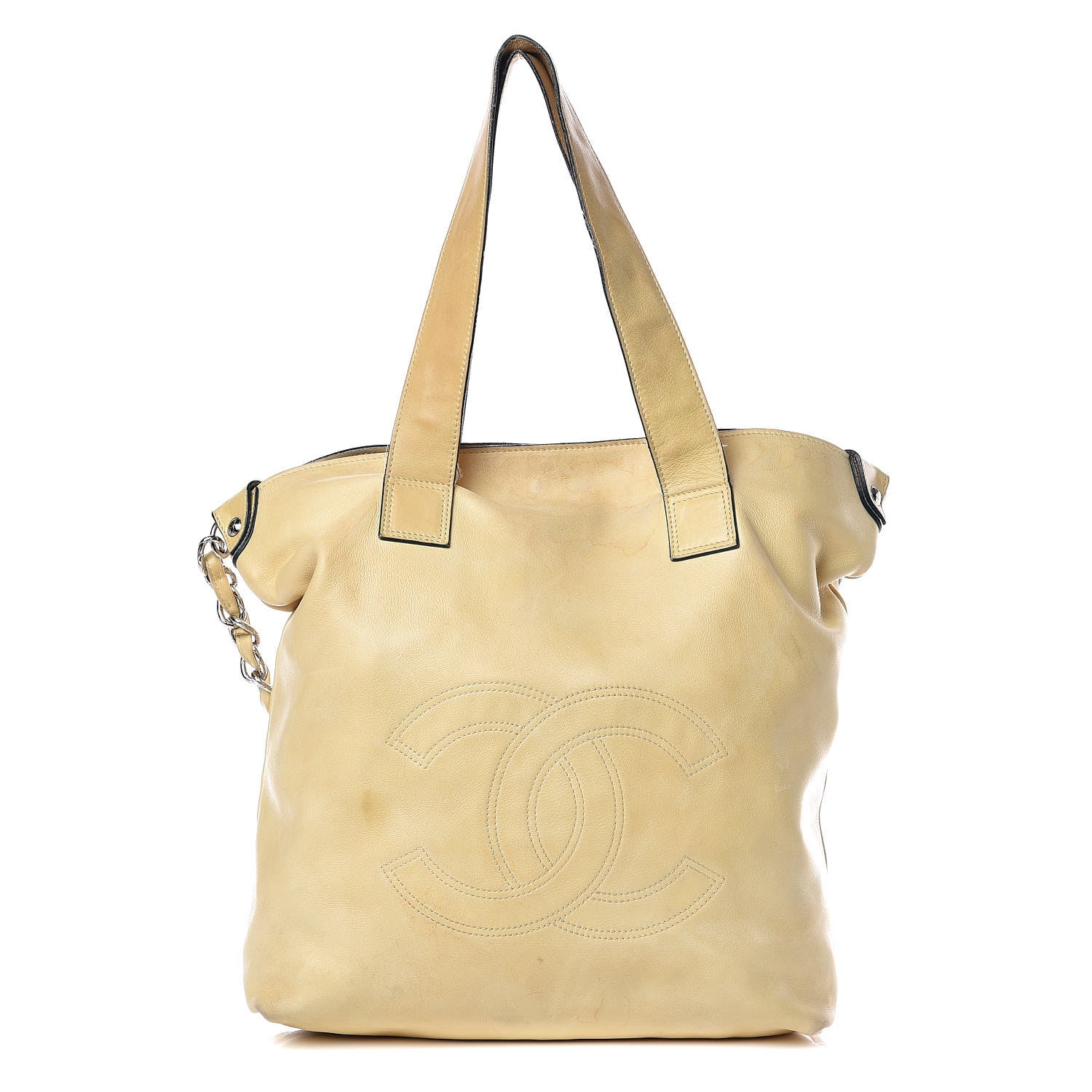Chanel Lambskin Edgy Tote Beige 4 of 20